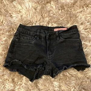Blank NYC Black Jean Short - Cut-Off - Girls Size 8 - Great Condition